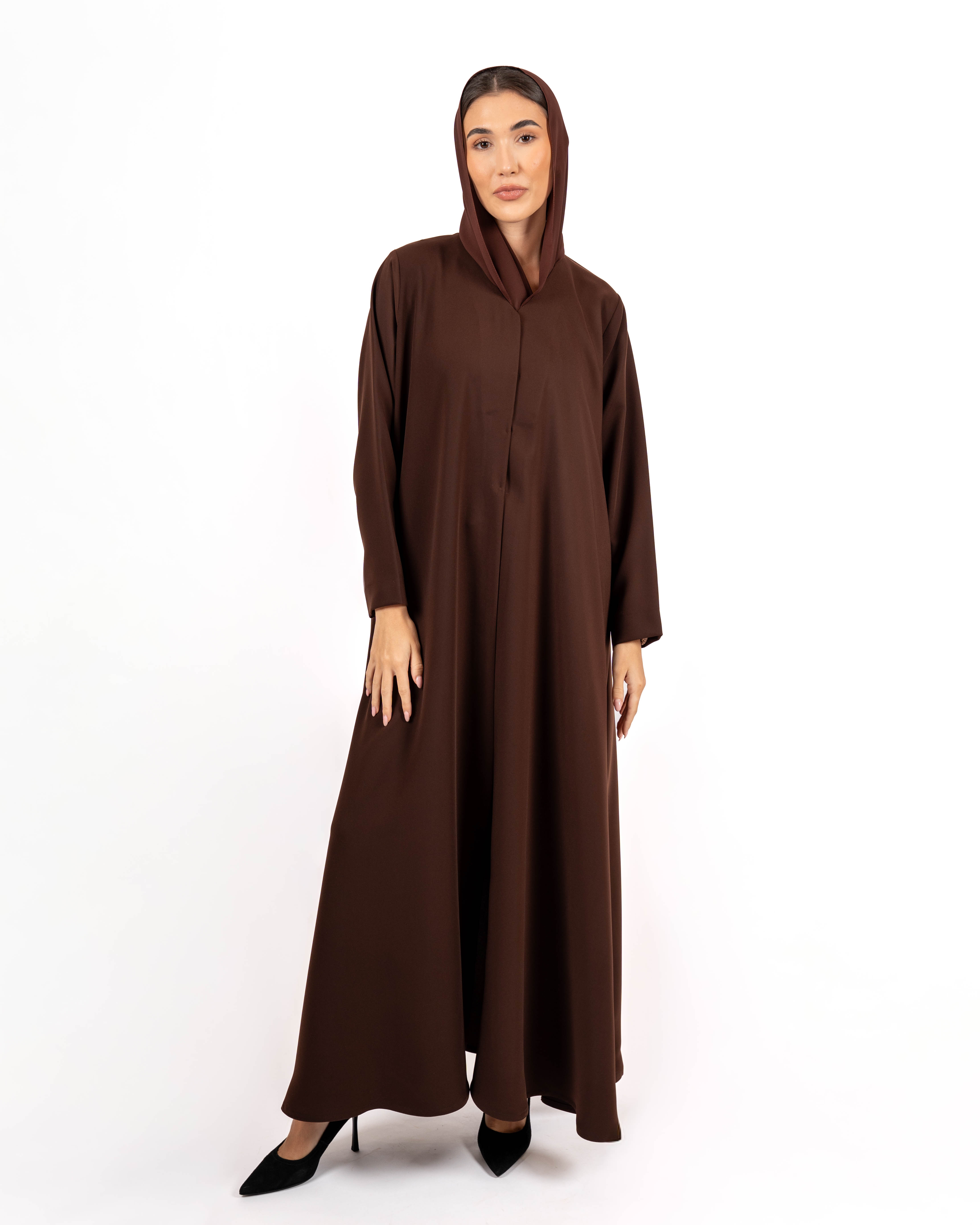 Brown Elegant Abaya