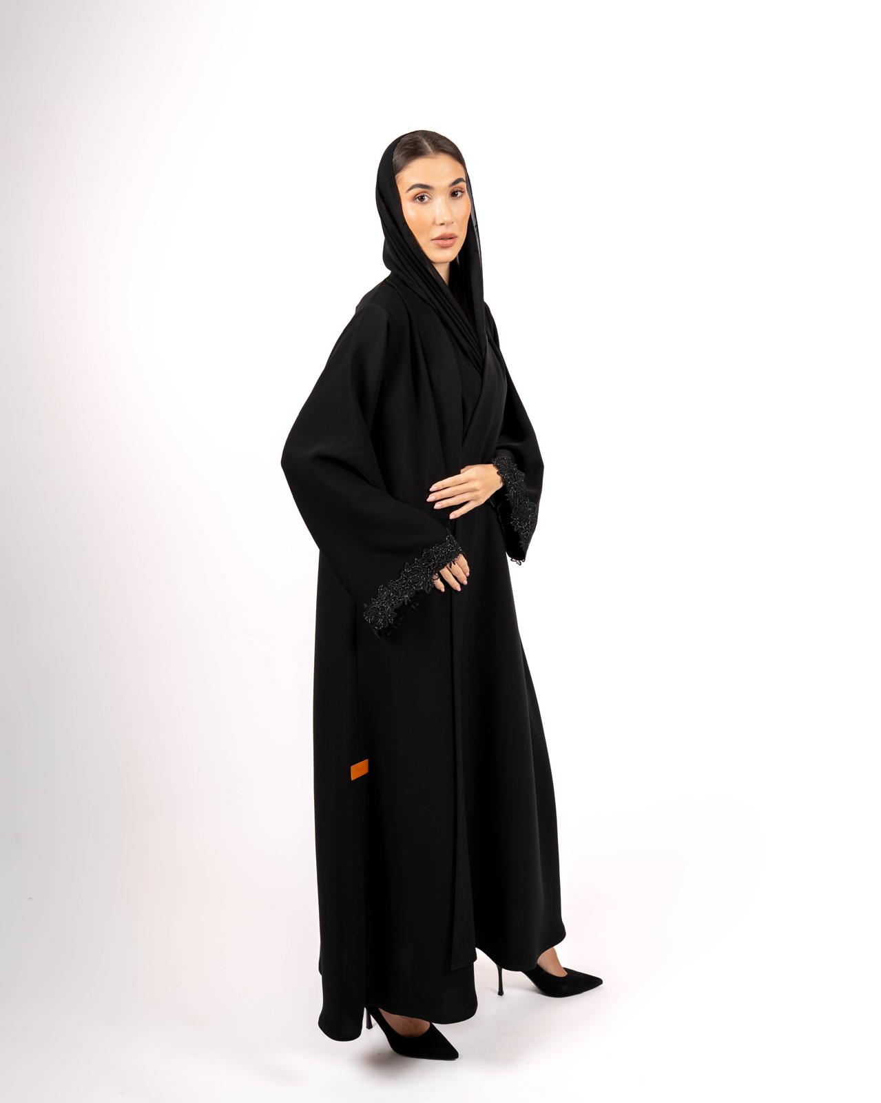 Elegant Lilas Abaya